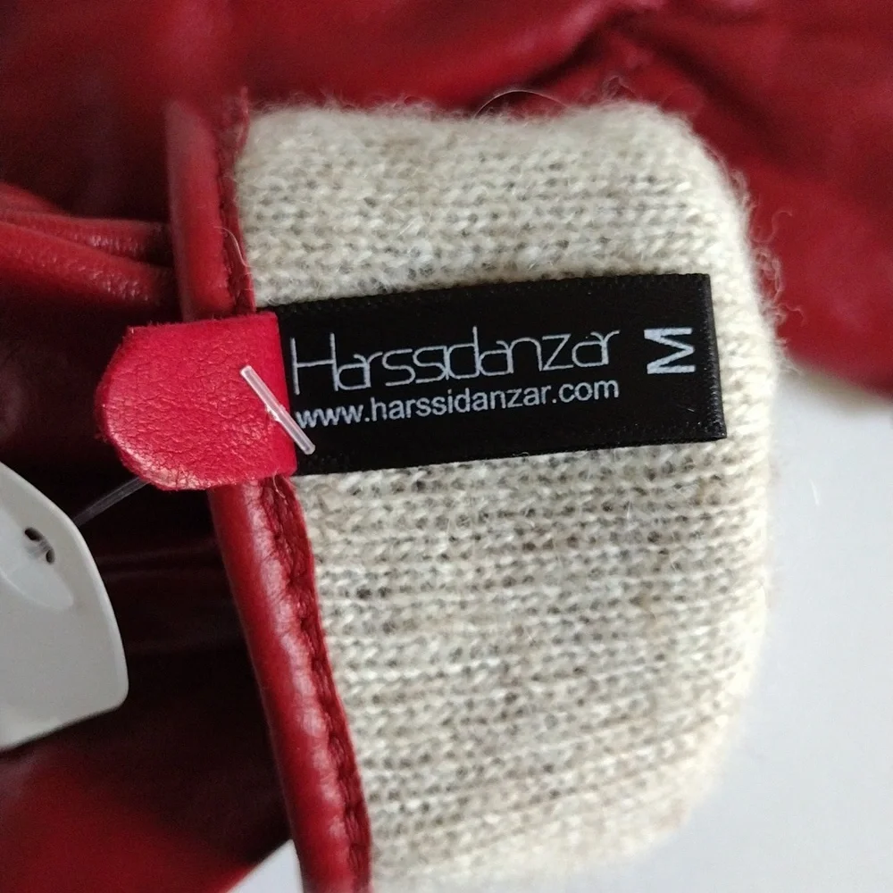 Arssidanzar Red Leather Gloves M